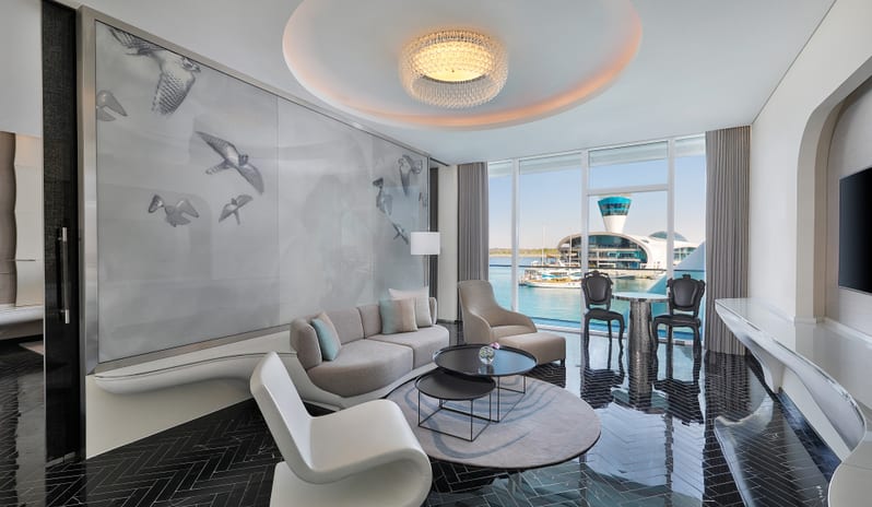 W ABU DHABI - FANTASITI SUITE LIVING ROOM